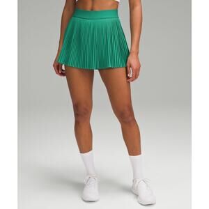 Lululemon Varsity High-Rise Pleated Tennis Skirt Cascadia Green - 6